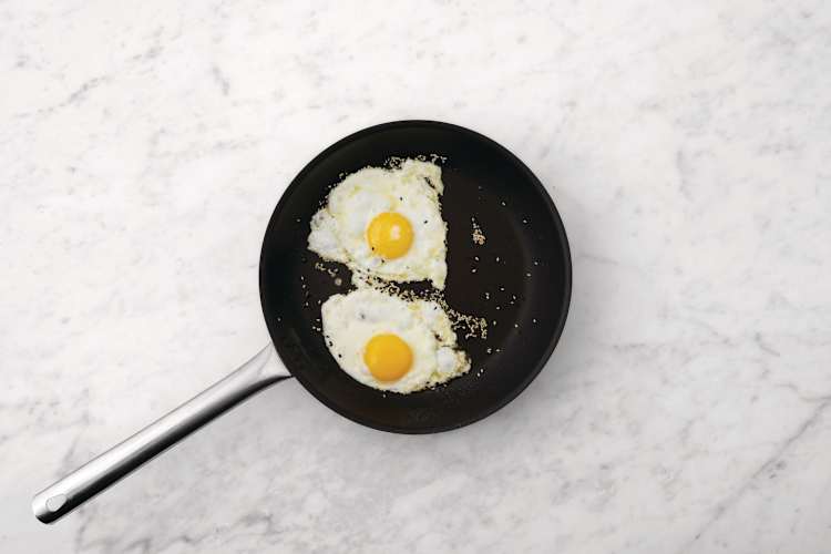 Fry the eggs