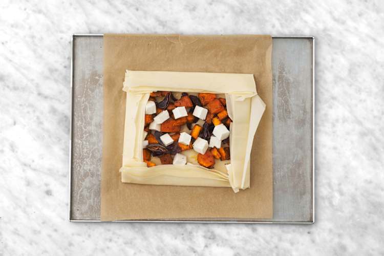 Assemble the galette