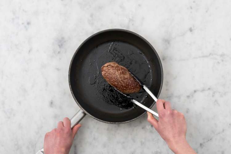 Cook the tofu
