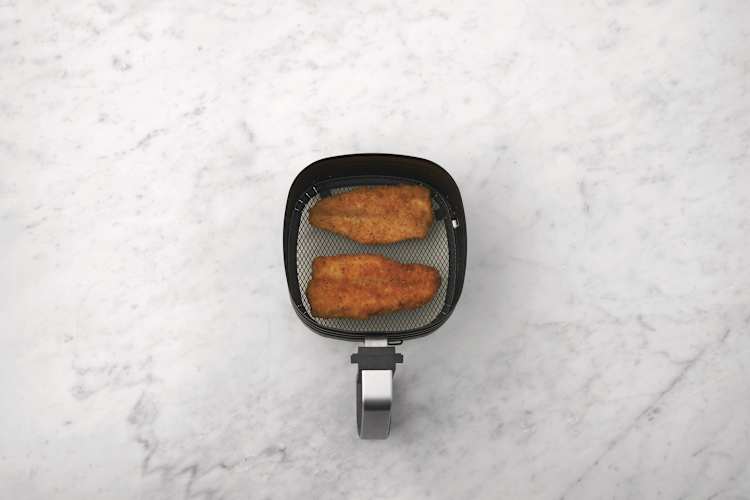 Cook the salmon