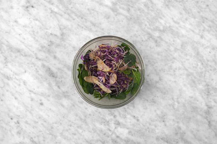 Assemble the slaw