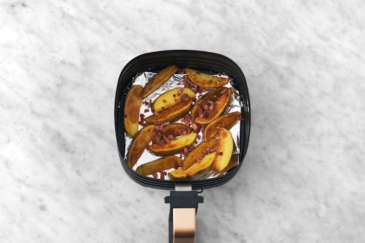 Roast the bacon wedges