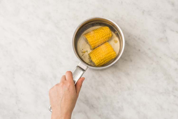 Cook the corn 