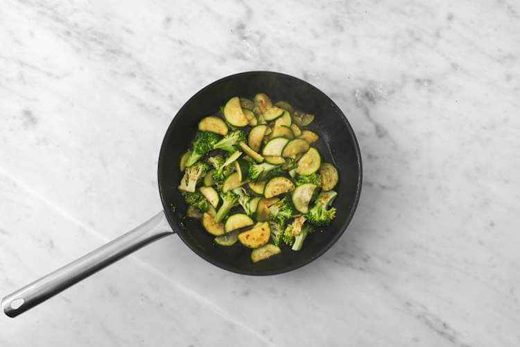 Get prepped & cook the veggies