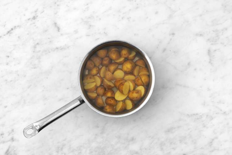 Boil the Baby Potatoes