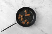 Cook the meatballs