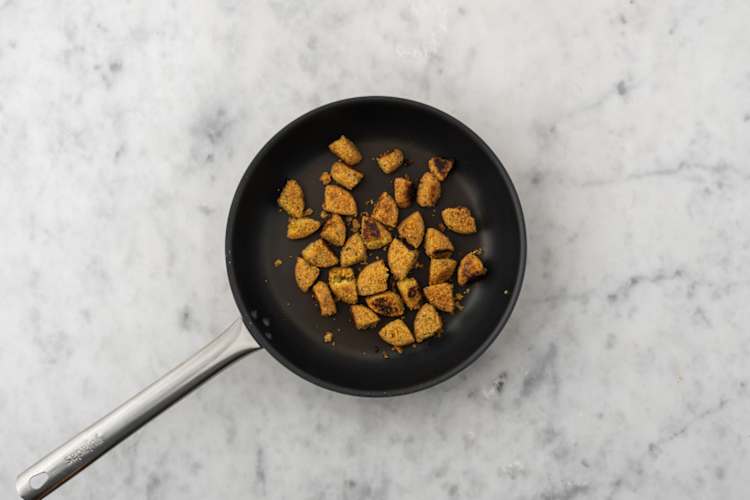 Cook the falafels