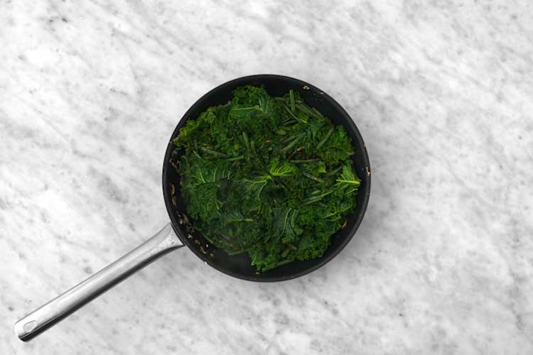 Cook the veggies