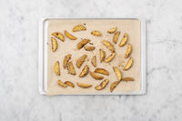 Bake the wedges 