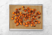Roast the sweet potato 