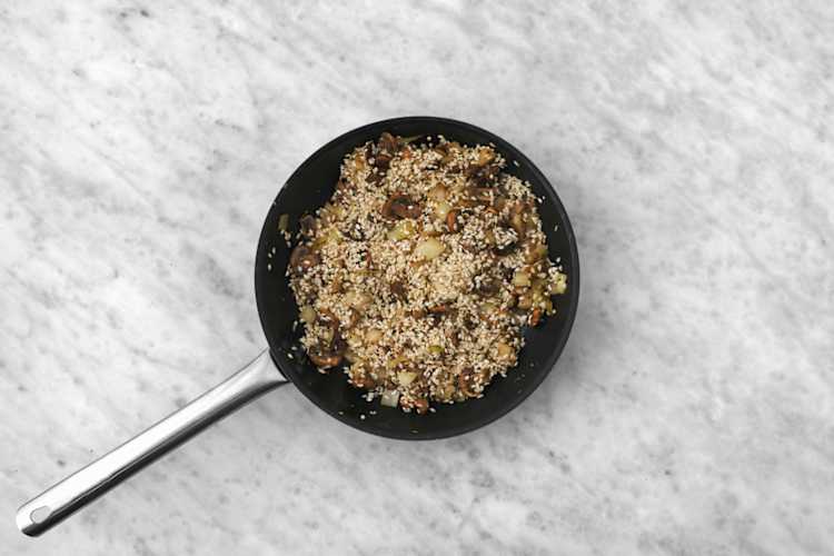 Start the risotto