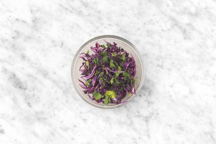 Make the coleslaw