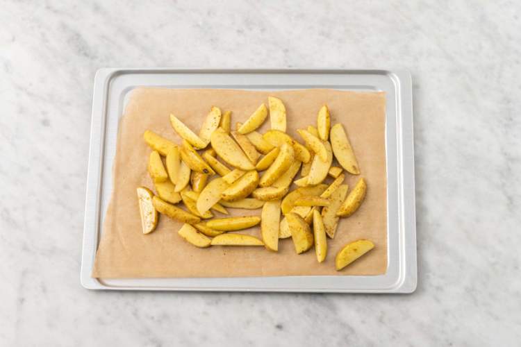 Prep potato wedges