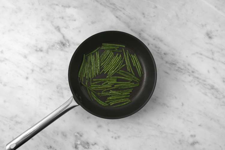 Steam-Fry the Beans