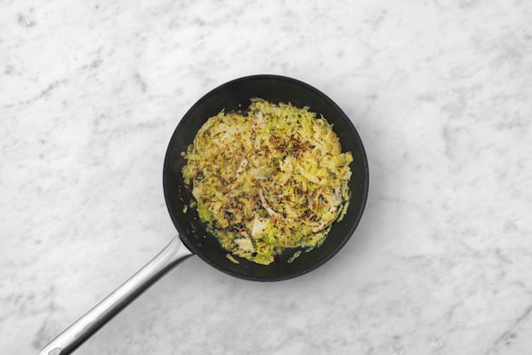 Cook the Chicken and Cabbage 