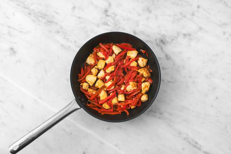 Stir-Fry the Chicken