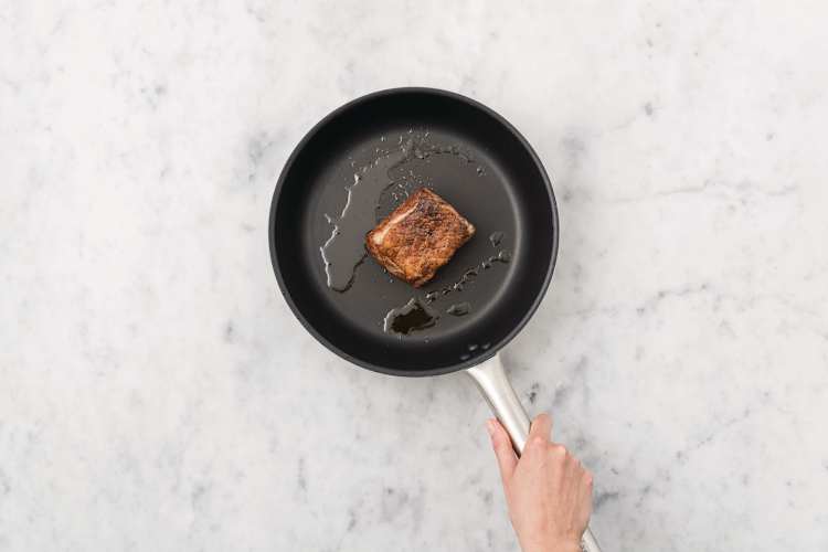 Sear the lamb