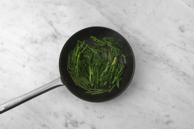 Cook the greens