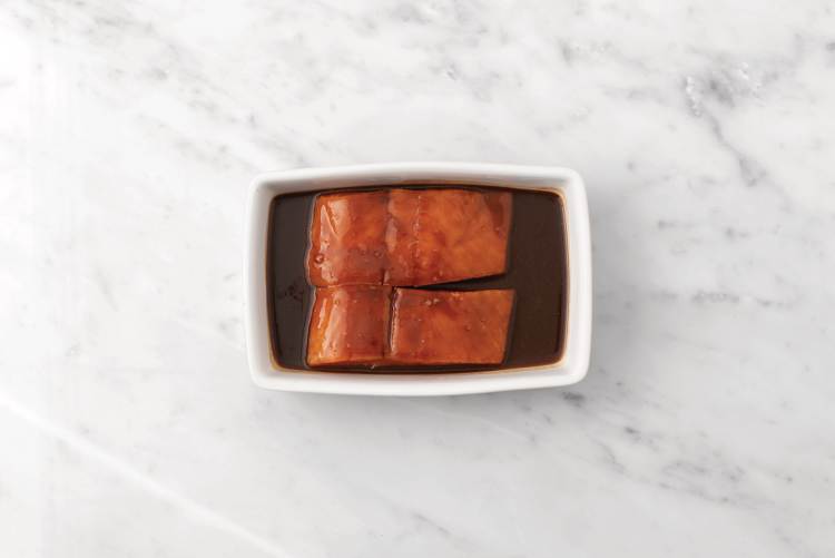 Bake the salmon