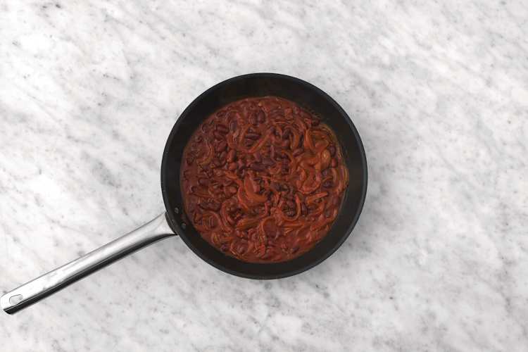 Cook the beans