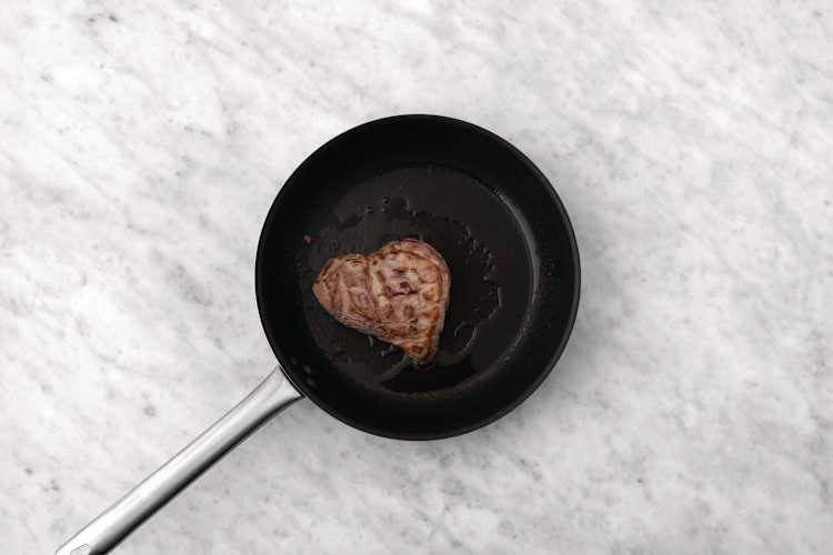 Sear the lamb