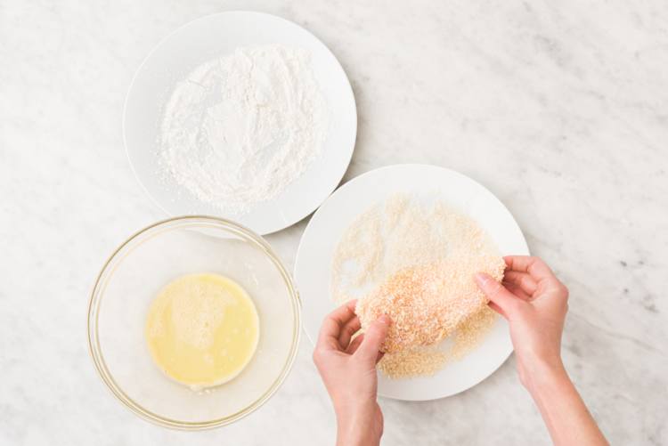 Crumb the haloumi