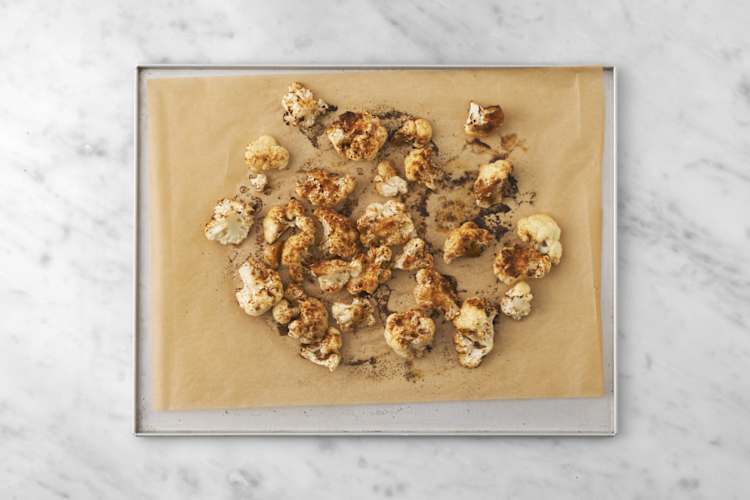 Roast the cauliflower