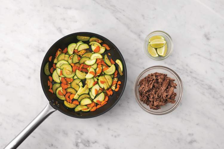Get prepped & cook the veggies