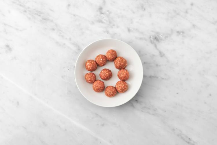 Make the meatballs