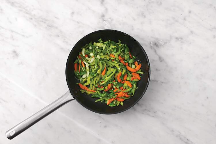 Cook veggies