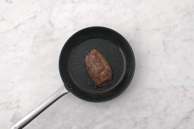 Cook the flank steak