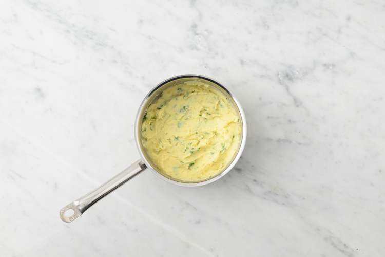 Make the parsley mash