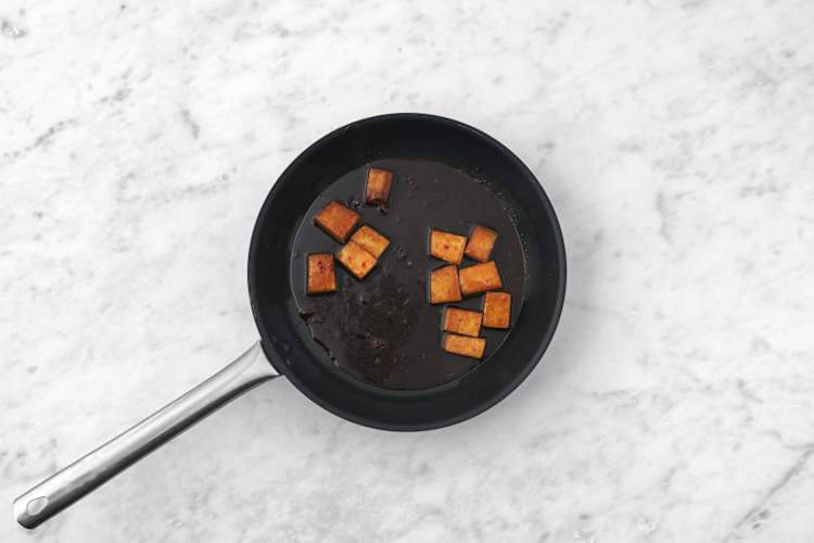 Cook the tofu