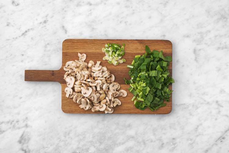 Prep the veggies