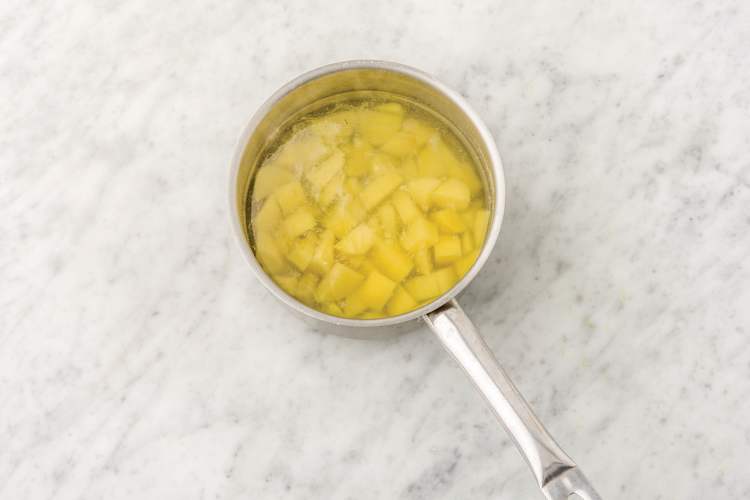 Cook the potato 