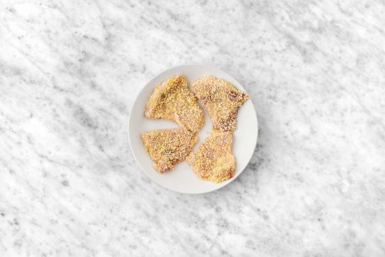 Crumb the halloumi