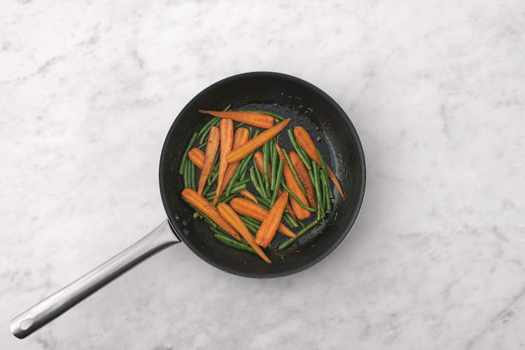 Cook the lemon veggies