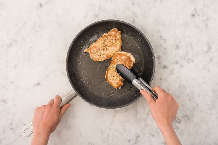 Cook the pork