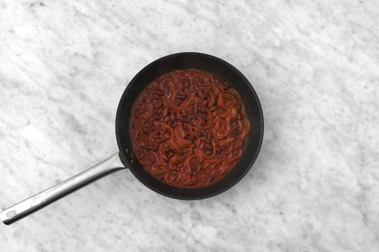 Cook the beans