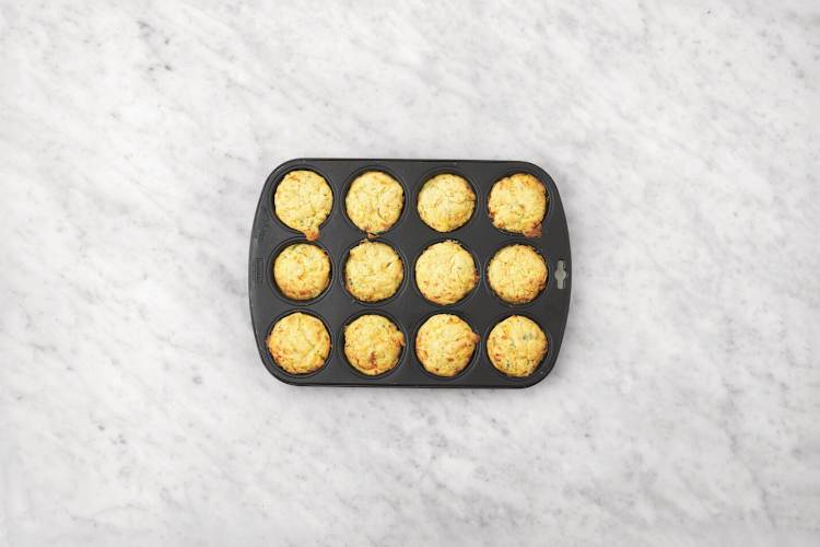 Bake the muffins