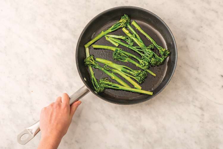 Cook the greens
