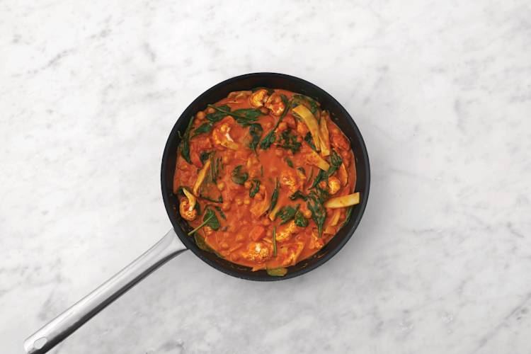 Finish the curry