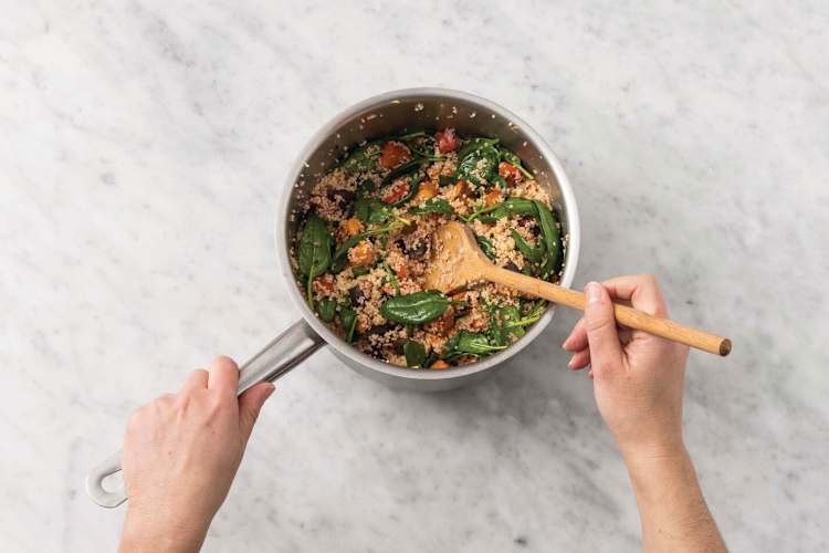 Cook the couscous