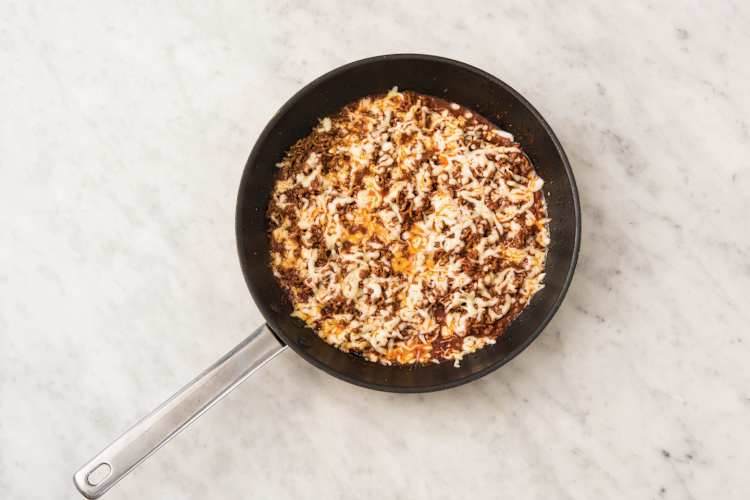 Finish the beef mince