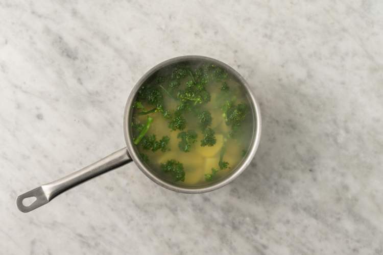 Cook the veggies