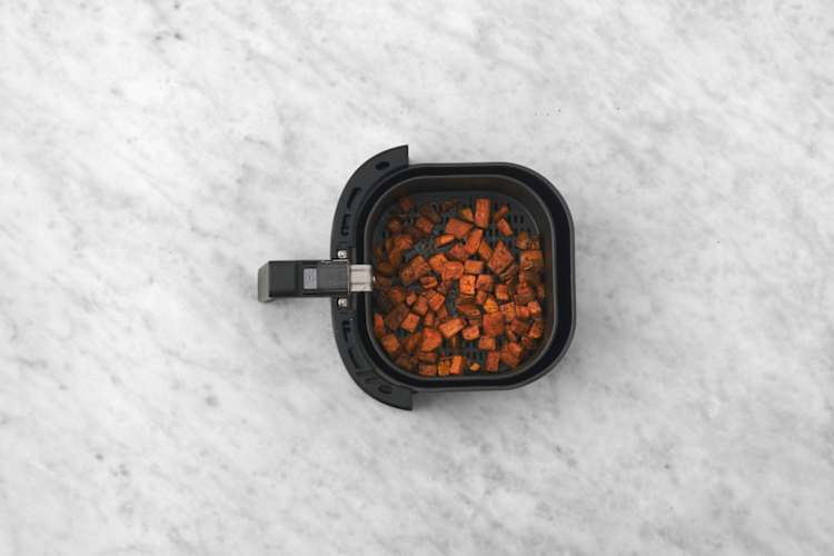 Cook the sweet potato