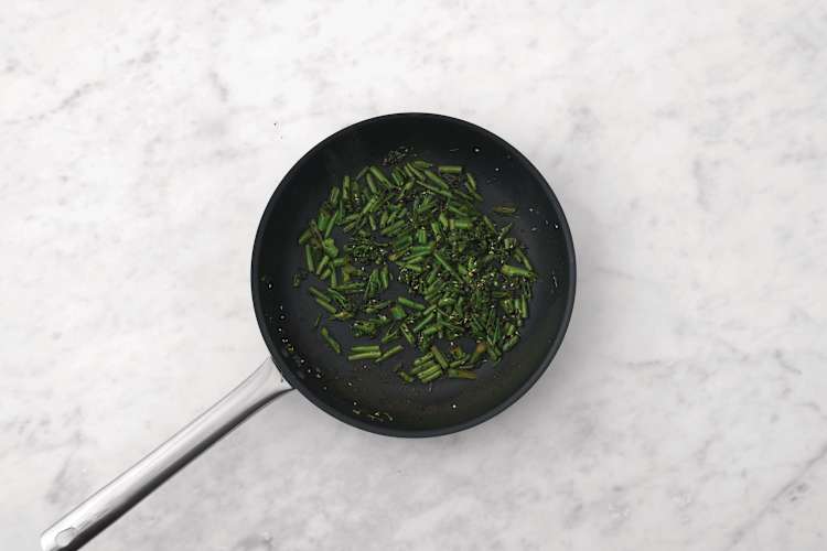 Cook the greens
