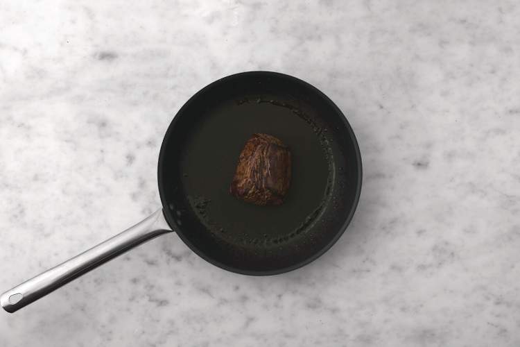 Sear the steak