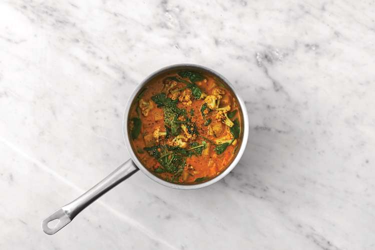 Finish the dhal