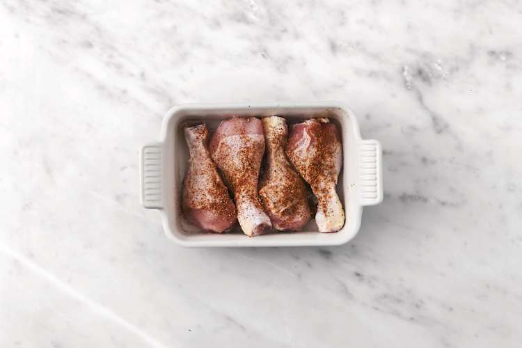 Bake the drumsticks